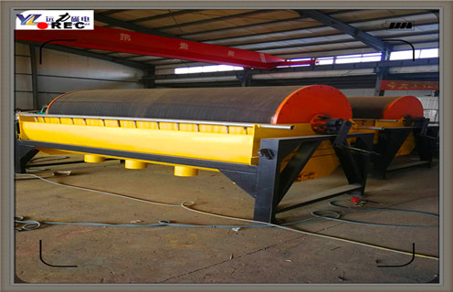 永磁筒式磁选机，济南永磁筒式磁选机_济南永磁筒式磁选机视频铁精粉流程及转速有什么规定